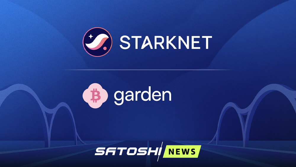 В Starknet запустили мост Garden для переноса ликвидности в BTC в сеть Starknet