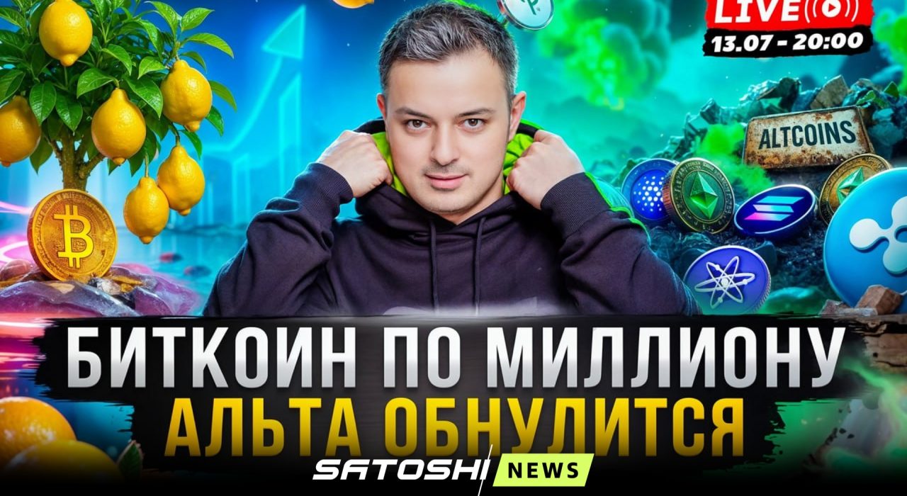 Рафаэль провел прямой эфир «Биткоин по миллиону. Альта обнулится»