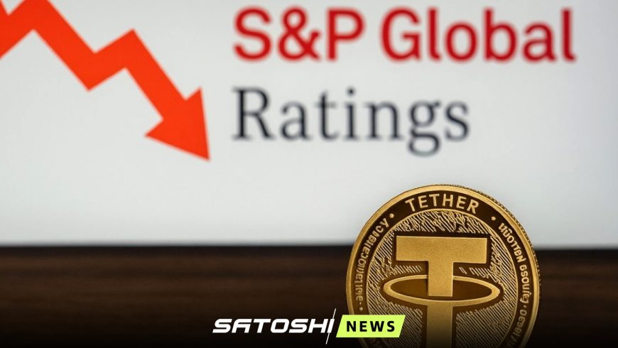 Агентство S&P Global снизило рейтинг стейблкоина USDT (Tether) до 5